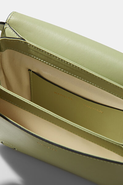 WATER GREEN LEATHER BAG 10